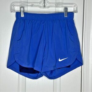 NIKE Women's Bright Blue DRI-FIT Lined Running Shorts XS